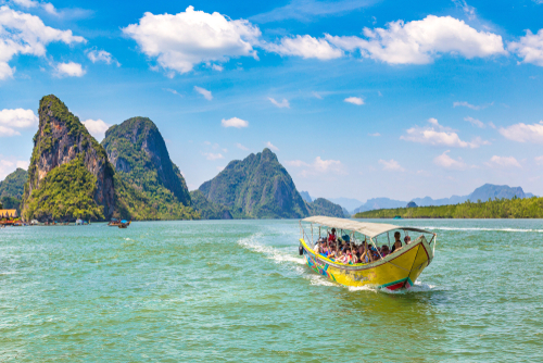 Ao Phang Nga National Park, located near Phuket in Thailand