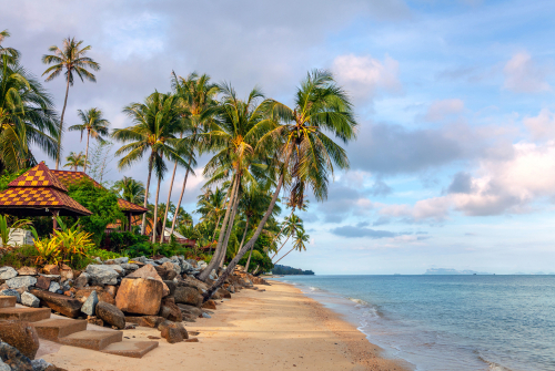 Bang Por beach-in Koh Samui, the Gulf of Thailand, Thailand, Travel with Joy