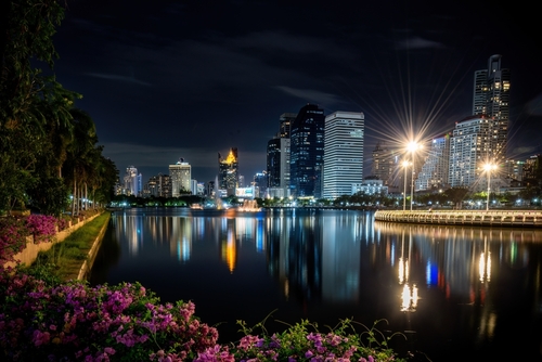 Benjakitti-Park in Bangkok, Thailand