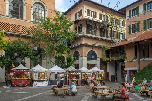 Street food market at One Nimman, Chiang Mai, Thailand