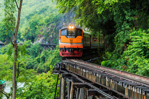 Death Railway in Kanchanaburi Province, Thailand