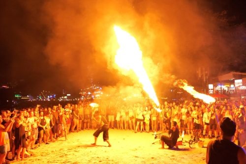 Full Moon Party in Koh Phangan, The Gulf of Thailand, ThailandThe Gulf of Thailand, Thailand