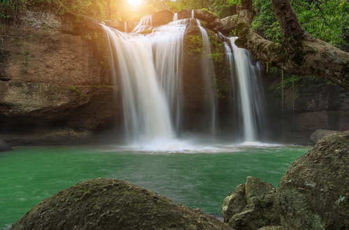 Haew Suwat Waterfall Scenic View, Thailand | Travel with Joy