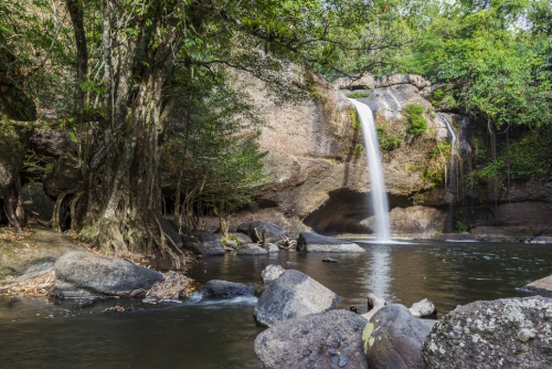 Haew Suwat Waterfall in Khao Yai Park | Travel with Joy