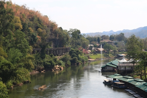 Hellfire-Pass-Memorial-Museum northwest of Kanchanaburi, west of Bangkok, Thailand
