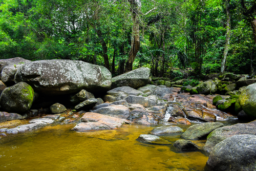 Hi Lad Waterfall in Koh Samui, Gulf of Thailand, Thailand, travel with Joy