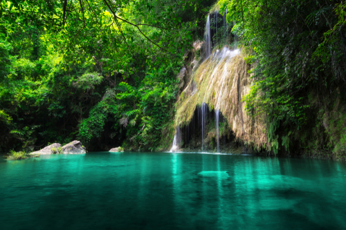A waterfall south of Hua Hin, Thailand
