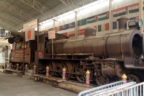 Jeath-War-Museum in Kanchanaburi, west of Bangkok, Thailand