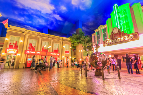 KidZania is a Mexican chain of family entertainment center, allowing children to work in adult jobs and earn money, Bangkok, Thailand