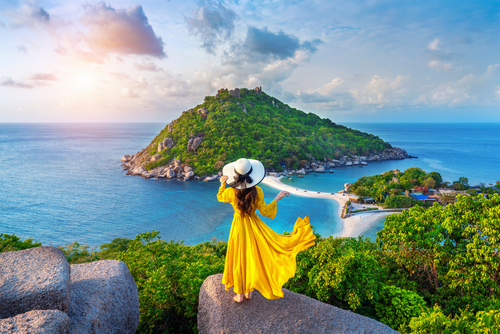 Koh-Nangyuan-island near Koh-Tao, Gulf of Thailand, Thailand