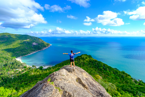 A viewpoint in Koh Phangan, Gulf Of Thailand, Thailand