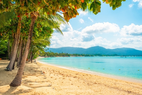 Maenam Beach in Koh Samui, The Gulf of Thailand Islands, Thailand