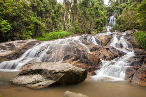 Na Muang Waterfall in Koh Samui, Gulf of Thailand, Thailand, travel with Joy