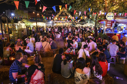 Chiang Mai Night Bazaar Shopping View | Travel with Joy