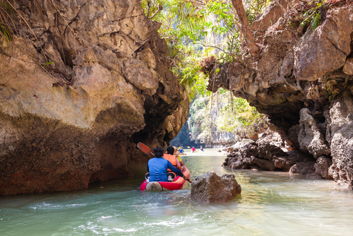 Panak-Island-Kayak-Ao-Phang-Nga-Bay-in the Gulf of Thailand, Thailand, Travel with Joy