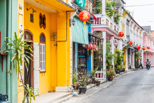 Phuket Old Town in Phuket Island, Thailand, Travel with Joy