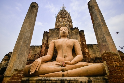 Si-Satchanalai-Historical-Park-near Sukhothai Park, south of Chiang Mai, Thailand, travel with joy