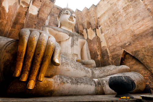 Wat Si Chum in Sukhothai south of Chiang Mai, Thailand, Travel with Joy