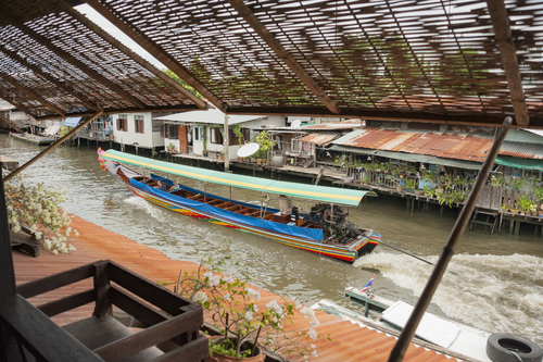 Thonburi Neighborhood in Bangkok, Thailand