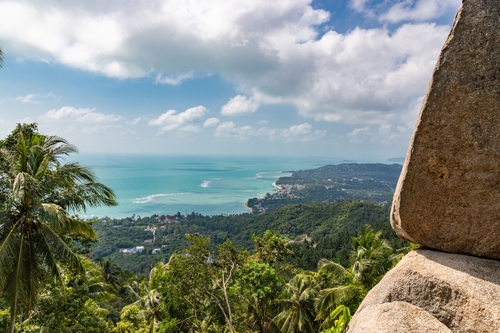 A viewpoint in Koh Samui, Gulf of Thailand, Thailand, travel with joy