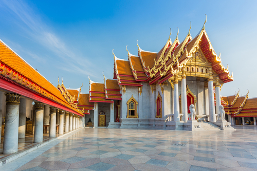 The Marble Temple (Wat Benchamabophit), Bangkok, Thailand