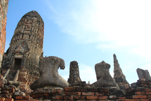 Wat-Phra-Mahathat-is a temple in Ayutthaya north of Bangkok, Thailand