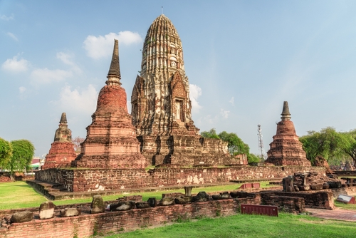 Wat-Ratchaburana in Ayutthaya north of Bangkok, Thailand