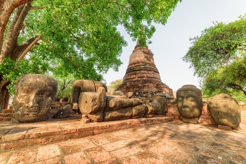 Wat-Ratchaburana in Ayutthaya north of Bangkok, Thailand