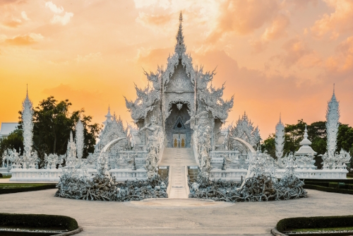 Wat-Rong-Khun in Chiang Rai, Thailand, Travel with Joy