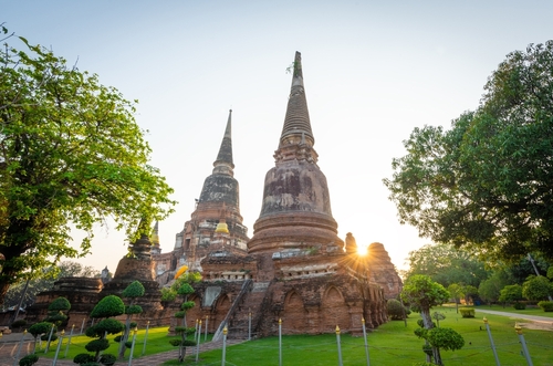Wat-Yai-Chai-Mongkhon in Ayutthaya north of Bangkok, Thailand