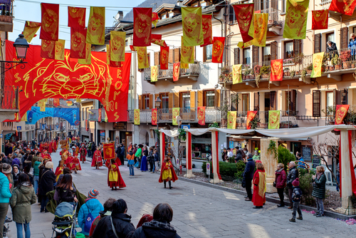 Pont Saint Martin Historical Carnival – Pont Saint Martin, Aosta Valley, Italy. This Carnival is a quite long tradition started in 1902