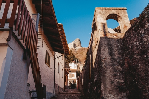 The Sacra di San Michele (Saint Michael's Abbey), Sant'Ambrogio, Turin, Piedmont, Italy