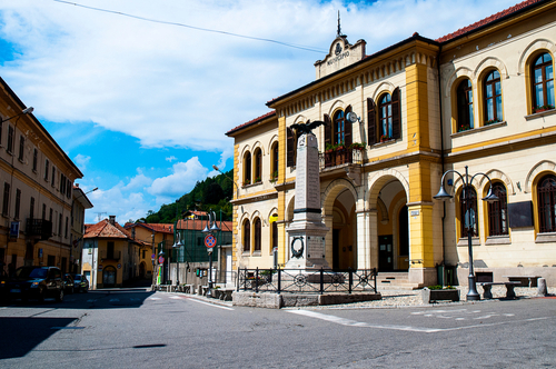 Baveno is a town in the province of Verbano-Cusio-Ossola, part of Lombardy, northern Italy. It is located on the west shore of Lake Maggiore