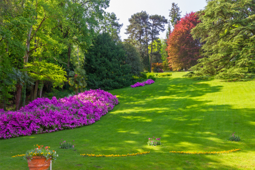 Stresa, Villa Pallavicino park, botanical garden, Lombardy, Italy
