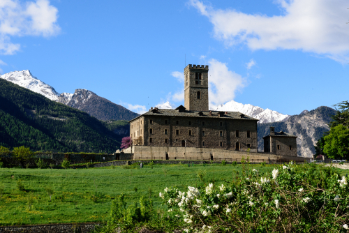 The royal castle of Sarre is a castle in the Aosta Valley, located in the municipality of Sarre, near the locality Lalex, in Valle d'Aosta, Piedmont, Italy