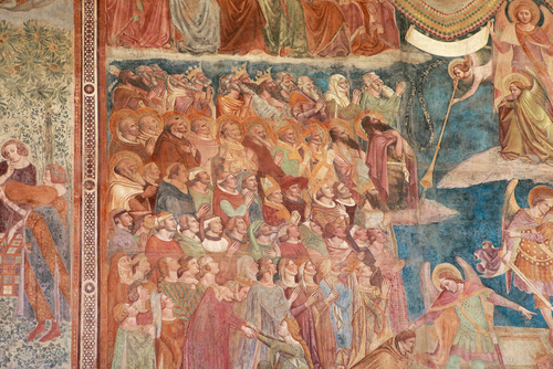 Part of the fresco 