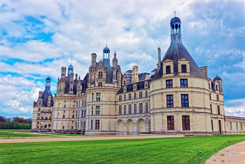 Chateau de Chambord palace in Eure et Loir department of Loire valley region, in France