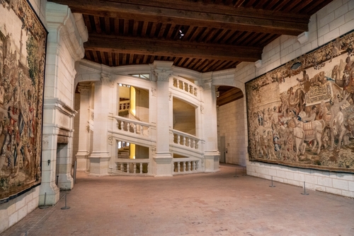 The Chateau de Chambord is the largest chateau in the Loire Valley, France