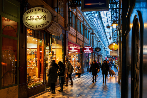 Covered Passage of Paris are an early form of shopping arcade built in Paris, France