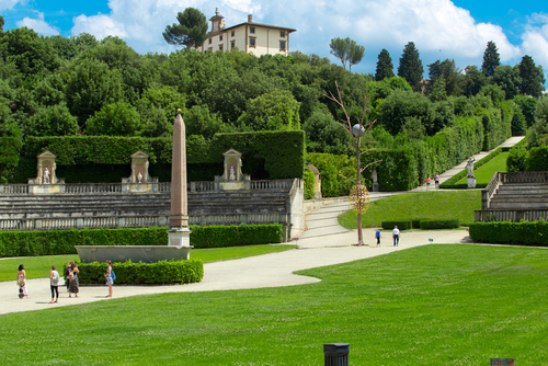 Boboli gardens in Florence, Tuscany, Italy