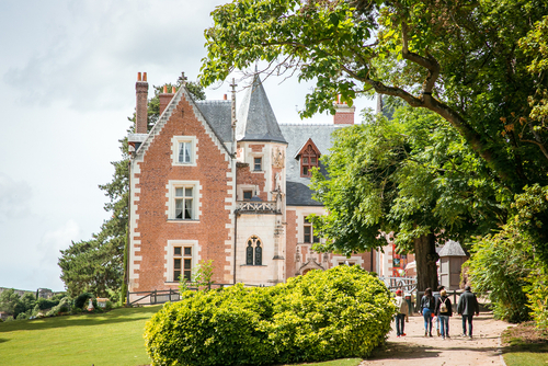 The Château du Clos Lucé, called Manoir du Cloux, the palace has known several famous owners such as the French king Charles VIII and Leonardo da Vinci, Amboise, Loire, France