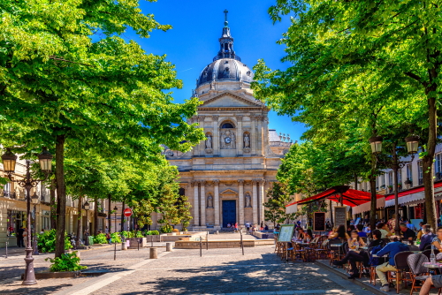 The Sorbonne is an edifice of the Latin Quarter in Paris, France, which was the historical house of the former University of Paris