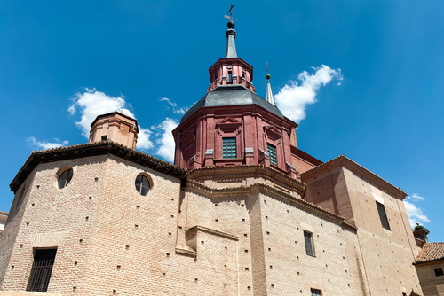 Exterior view of Sagradas Formas chapel in Alcalá de Henares, near Madrid, Spain
