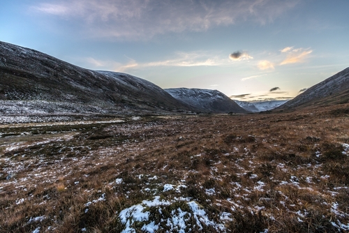 View of Alladale Wilderness Reserve in Scotland, United Kingdom