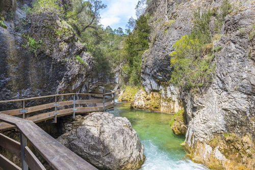 River Borosa Walking Trail in the Sierra Cazorla Mountain Range, Jaen Province, Andalusia, Spain