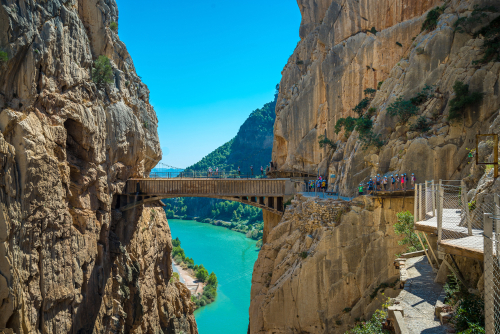 El Caminito del Rey (King's Little Path), World's Most Dangerous Footpath, Ardales, near Malaga, Andalusia, Spain