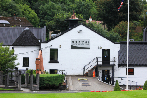 Auchentoshan whisky distillery building, Clydebank, Scotland, United Kingdom