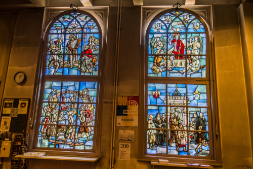 Interior view of the Begijnhofkapel Church, in Begijnhof, Amsterdam, Holland