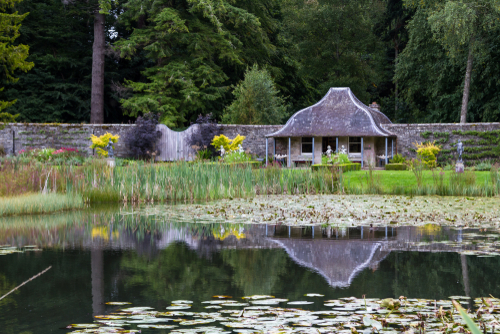 McGregor's Folly inside of Hercules Garden at Blair Castle, Cairngorms National Park, Perthshire, Scotland, United Kingdom