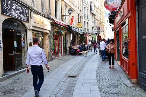 The picturesque city centre, Caen, Normandy, France